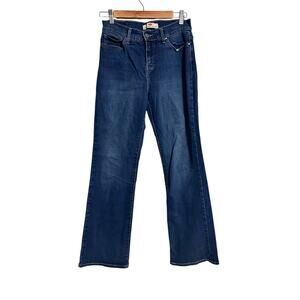 Levi's Perfectly Slimming 512 Bootcut Jeans Embellishment Back Pocket Size 4